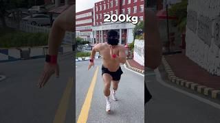 신기록 달성!! (파워클린 200kg)