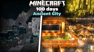 I Transformed an Ancient City Village in a Minecraft Makeover #100Days