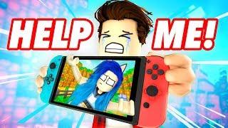 WE'RE STUCK IN A VIDEO GAME! ESCAPE THE NINTENDO SWITCH IN ROBLOX!