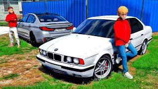 ГРИШКА И СЕРГЕЙ ВОССТАНОВИЛИ BMW M5 E34 - ЖИЗНЬ ПЕРЕКУПА В GTA 5 ГАРВИН