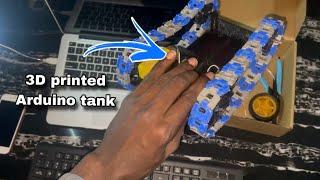 3D printed Arduino tank #3dprinting #arduino #arduinoproject #solidworks #cnc
