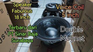 Speaker Fabulous 18 Inch PA 127188 I Terbaru I Tes Sebelum dikirim