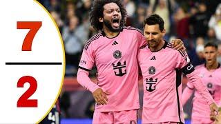 Messi 4 Goals ,Marcelo Debut First Goal️Inter Miami vs New York 7/2 - Highlights & All Goals 2024