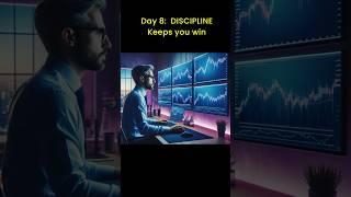 DAY 8 - DISCIPLINE KEEPS YOU WIN.  #emperworld #trading #forexdiscipline #240day