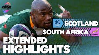 Scotland 15-30 South Africa | Extended Highlights | Autumn Nations Series 2021