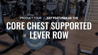 Core Chest Supported Lever Row | AlphaFit