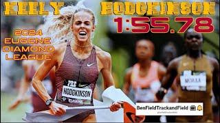 Women's 800m | Eugene Diamond League 2024 | #PrefontaineClassic #HODGKINSON  BenFieldTrackandField