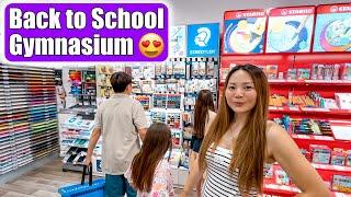 1. Tag Schule! Back to School Haul Gymnasium  iPad Klasse! Einkaufen für Schuljahr! Mamiseelen