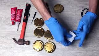 MycoGoods Lid Tek Tutorial (Jar lids for Mushroom Cultivation )