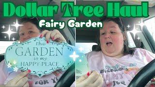 Dollar Tree Haul | Fairy Garden | Stickers