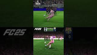 Lionel Messi | FC 25 vs eFootball 2025 #messi #goat #fc25 #efootball2025