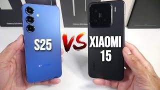 Xiaomi 15 VS Samsung Galaxy S25 (Camera Comparison, PUBG & Display & Speed)