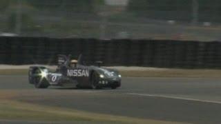 Nissan DeltaWing debuts on test day at the Le Mans 24 Hour