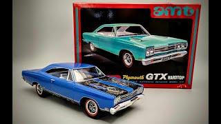 1969 Plymouth GTX 440 Six Pack 1/25 Scale Model Kit Build How To Assemble Paint Interior Chrome Hemi