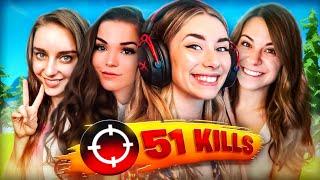 Best Female Squad EVER With 51 Kills! ft. Loserfruit, Alixxa, Sparkles