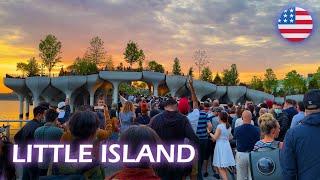 NYC's Brand New $260 Million Island - Little Island 4K Walk on Opening Night (No Commentary)