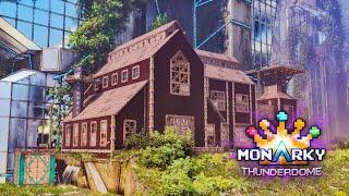  Building a Car & Tribe Tower! Monarky Thunderdome | ARK: Survival Ascended