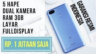 5 HP Dual Kamera RAM 3GB Layar FullDisplay Terbaik 1 Jutaan - Garansi Resmi