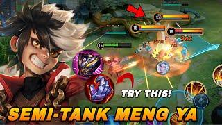 EASY QUADRAKILL MENG YA WITH THIS NEW OP SEMI TANK BUILD! - BEST BUILD, ARCANA & ROTATION FARM LANE!