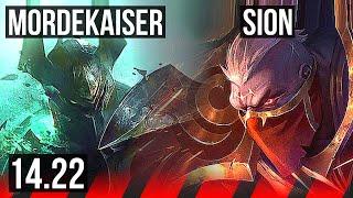 MORDEKAISER vs SION (TOP) | 10/2/3, Dominating | KR Diamond | 14.22