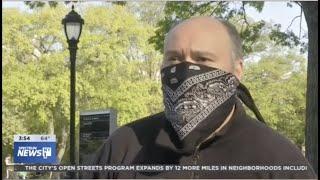 NY1: Jackson Heights Streets Open for Pedestrians