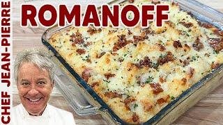 Potato Romanoff Family Style Gratin | Chef Jean-Pierre