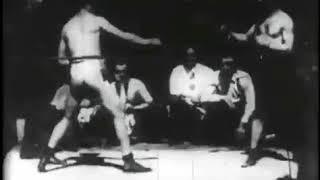 Jack Cushing vs Mike Leonard 14.6.1894 (First boxing contest ever filmed!)