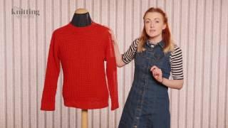Mens Ridged Jumper Knitting Pattern (The Knitting Network WMD008)