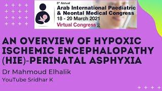 An overview of Hypoxic ischemic encephalopathy (HIE)-perinatal asphyxia. Dr Mahmoud Elhalik