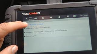 BMW Battery Registration Programming Coding using the YOUCANIC Scanner