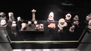 Dvaravati figurines, U Thong National Museum, Suphanburi