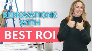 Renovations with the best Return on Investment (ROI) from Winnipeg Realtor, Jennifer Queen (2022)