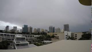 FORT LAUDERDALE SKYLINE / STORMY TIMELAPSE