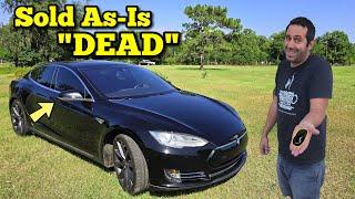 I Bought a $120,000 Tesla at Auction and got 50% Off because it was Marked "DEAD"