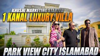 ALHAMDOLILLAH Khushi Marketing Started 1 Kanal Luxury Villa In Overseas Block PVC Islamabad