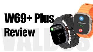 W69 Plus AMOLED Smartwatch; GPS Tracking Real Time Compass NFC Function; Full Unboxing & Review