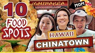 ULTIMATE FOOD TOUR in Honolulu’s Chinatown – 10 Spots: HAWAII Best Asian Food Ever (Massive Eats) P2