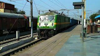 "WAG9 Locomotive" || Green Monster from Gomoh rolls into Gwalior!!