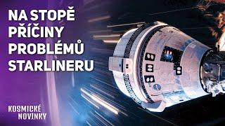 Kosmické novinky - Testy trysky naznačily příčinu potíží Starlineru, Falcon 9 opět létá