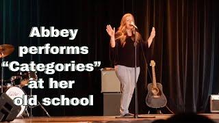 Abbey's guest performance at her former school's Talent Show!