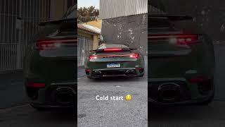 Cold Start Porsche 911 turbo S #porsche #911turbos