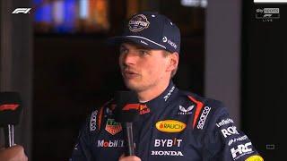 Max Verstappen post-RACE interview | F1 2024 Las Vegas Grand Prix