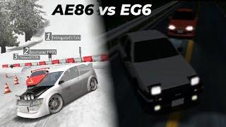 Rally Fury - Initial D Reference - AE86 vs EG6