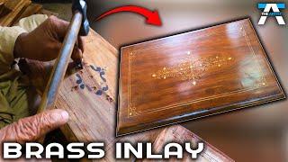 Brass Inlay in Wood | The Artist