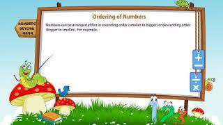 ordering of numbers