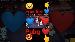 free fire  vs pubg️ #viral #youtube #ytshorts