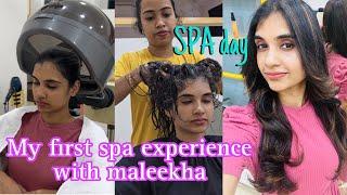 My first SPA experience with maleekha#spa |malayalam