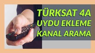 Mini Uydu Alıcı Türksat 4a Uydu Ekleme ve Kanal Arama