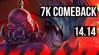 SION vs AATROX (TOP) | 7k comeback | VN Master | 14.14