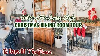 Day 11  Christmas 2024 Antique Farmhouse Dining Room Tour